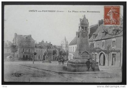 80 Crécy-en-Ponthieu monument aux morts D80D K80222K C80222C RH048116