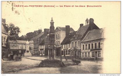 Carte Postale Ancienne de CRECY en PONTHIEU