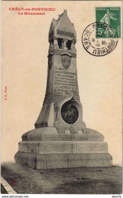 CPA CRÉCY-en-PONTHIEU Monument 5388 (17664)