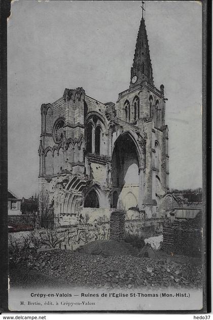 Crepy en Valois - Ruines de l'Eglise St Thomas