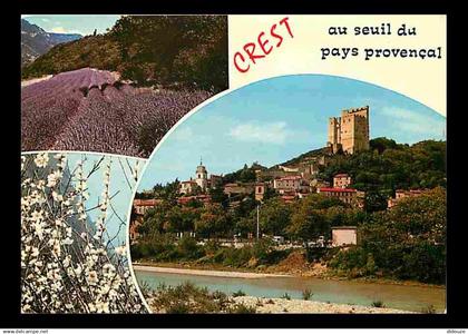 26 - Crest - Multivues - Flamme Postale de Crest - CPM - Voir Scans Recto-Verso