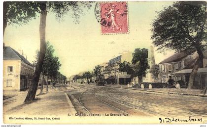 Carte POSTALE Ancienne de  CRETEIL - Grande Rue