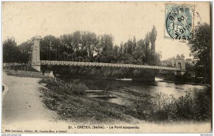 Creteil - Le Pont suspendu