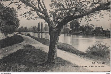 CROISSY SUR SEINE  VUE DE LA SEINE