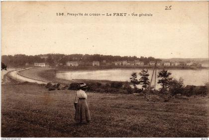 CPA Presqu'lle de CROZON - Le Fret - Vue générale (458039)