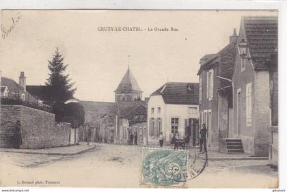 Yonne - Cruzy-le-Chatel - la Grande Rue