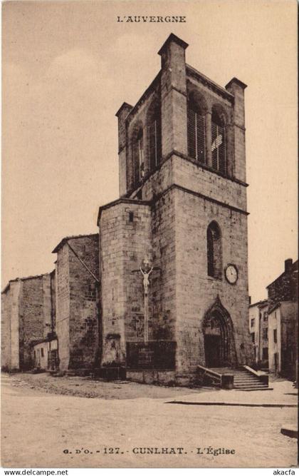 CPA CUNLHAT L'Eglise (1252890)