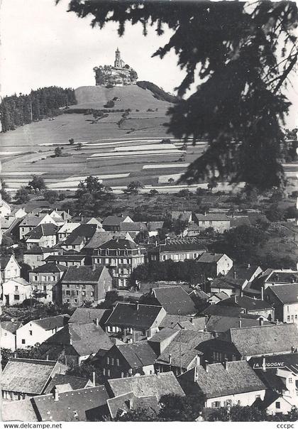 CPSM Dabo Le Rocher Saint-Léon vu du Calvaire