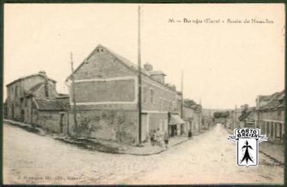 27 Dangu - 36 - Dangu (Eure) - Route de Neaufles - cpa