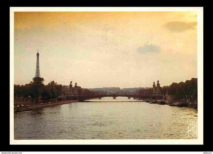 75 - Paris - La Seine et ses bords - Coucher de Soleil - CPM - Voir Scans Recto-Verso