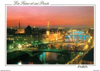 CPSM Paris-La Seine et ses ponts        L1910