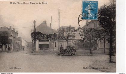 Deuil Deuil-la-Barre animée Place de la Barre tacot