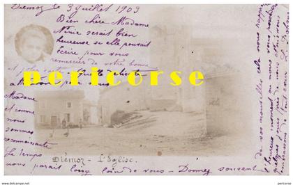 38  Diemoz l'église (carte photo)