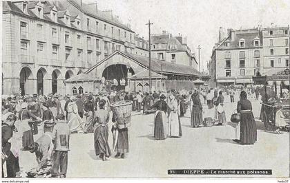 Dieppe - Le marché aux poissons