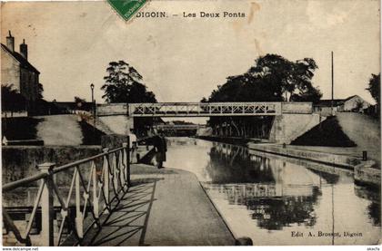 CPA Digoin Les Deux Ponts FRANCE (952845)