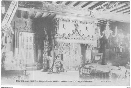 Carte Postale Ancienne de DIVES SUR MER- Hotellerie Guillaume le Conquérant