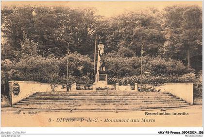 AMYP8-0677-62 - DIVION - monument aux morts