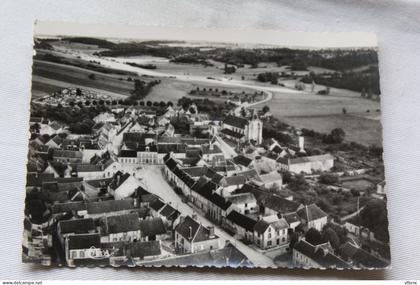 Cpm 1960, Dixmont, vue aérienne, Yonne 89