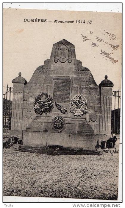 DOMEVRE-EN-HAYE MONUMENT 1914 1918