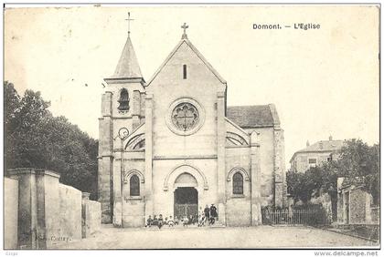 CPA Domont l´église