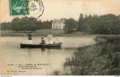 dompierre * château de rortheau * par belleville sur vie * barque