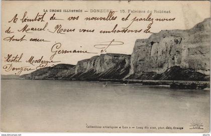 CPA Donzere Falaises du Robinet FRANCE (1092615)