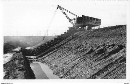 DROME  26  DONZERE - TRAVAUX D'AMENAGEMENT DU RHONE - PHOTOGRAPHIE