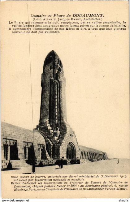 CPA Douaumont - Ossuaire et Phare de Douaumont (1036622)