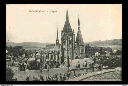 91 - Dourdan - Eglise - CPA - Voir Scans Recto-Verso