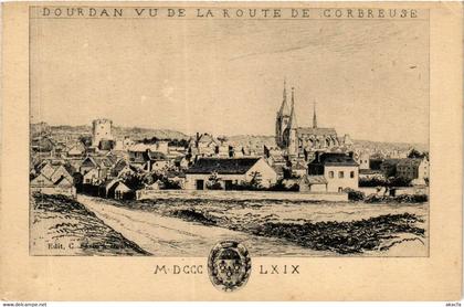 CPA DOURDAN - DOURDAN Vu De La Route De Corbreuse (384482)