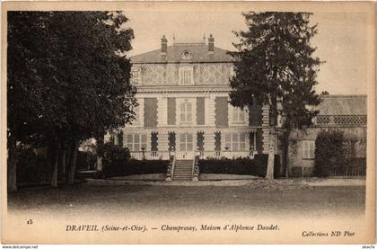 CPA DRAVEIL (Seine-et-OISE) - CHAMPROSAY, Maison d'Alphonse Daudet (290480)