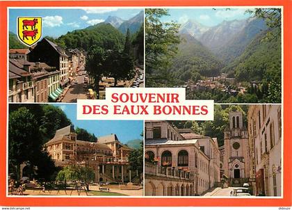 64 - Eaux Bonnes - Multivues - Blasons - CPM - Voir Scans Recto-Verso