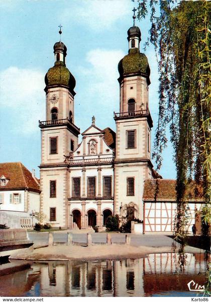 ebersmunster * place de l'église abbatiale