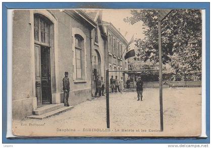 38 - ECHIROLLES --  La Mairie et les Ecoles