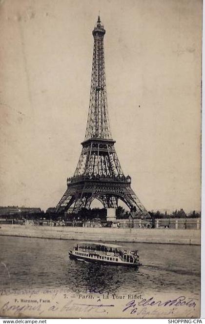 75 - La Tour Eiffel - Bateaux Mouche