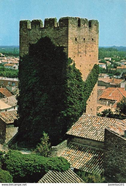 CPSM Entraigues sur la Sorgue-La Tour des Templiers-Timbre   L3562