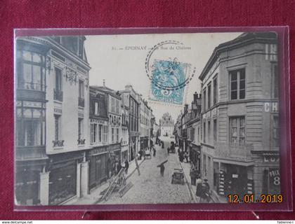 CPA - Epernay - La Rue de Châlons