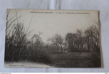 Epinay sous Sénart, le parc de l'institution sainte Hélène, Essonne 91