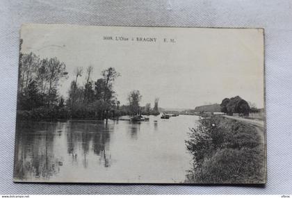 Cpa 1922, l'Oise à Eragny, Val d'Oise 95