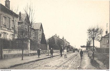 CPA Esbly Rue de Meaux