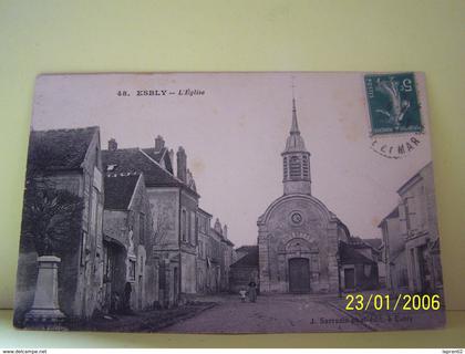 ESBLY (SEINE ET MARNE) L'EGLISE.