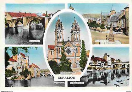 12 - Espalion - Multivues - CPM - Voir Scans Recto-Verso