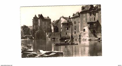 Carte Postale Ancienne de ESPALION- ses vieilles maisons sur le Lot