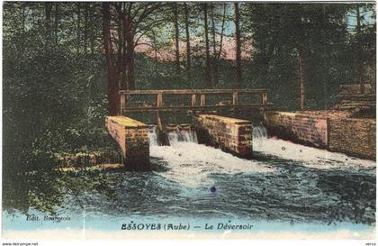 Carte Postale Ancienne de ESSOYES-Le Deversoir