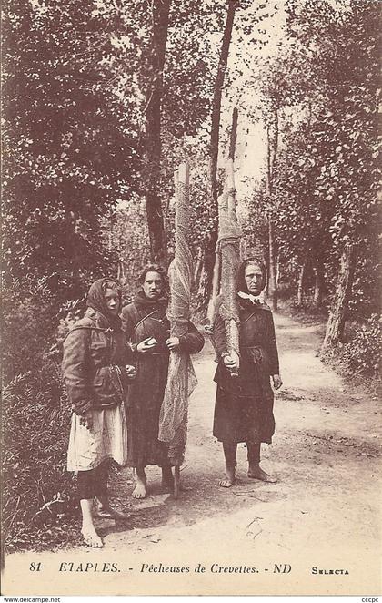 CPA Etaples Pêcheuses de Crevettes