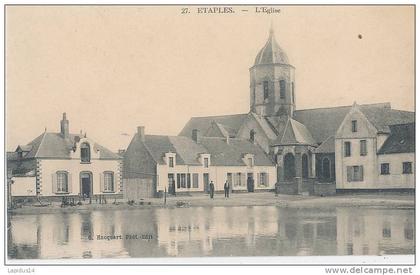 XQ 1002// C P A  ETAPLES (62) L'EGLISE