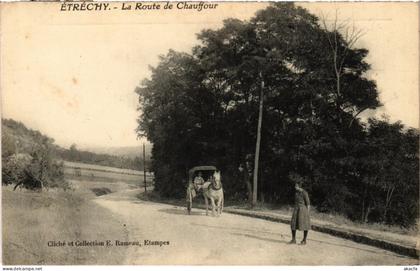 CPA ETRECHY Route de Chauffour (1354565)