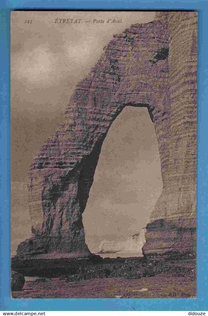 76 - Etretat - Porte d'Aval - Ecrite en 1907