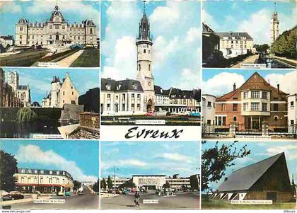 27 - Evreux - Multivues - Automobiles - Flamme Postale de Aubevoye - CPM - Voir Scans Recto-Verso