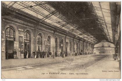 EVREUX GARE VUE INTERIEURE